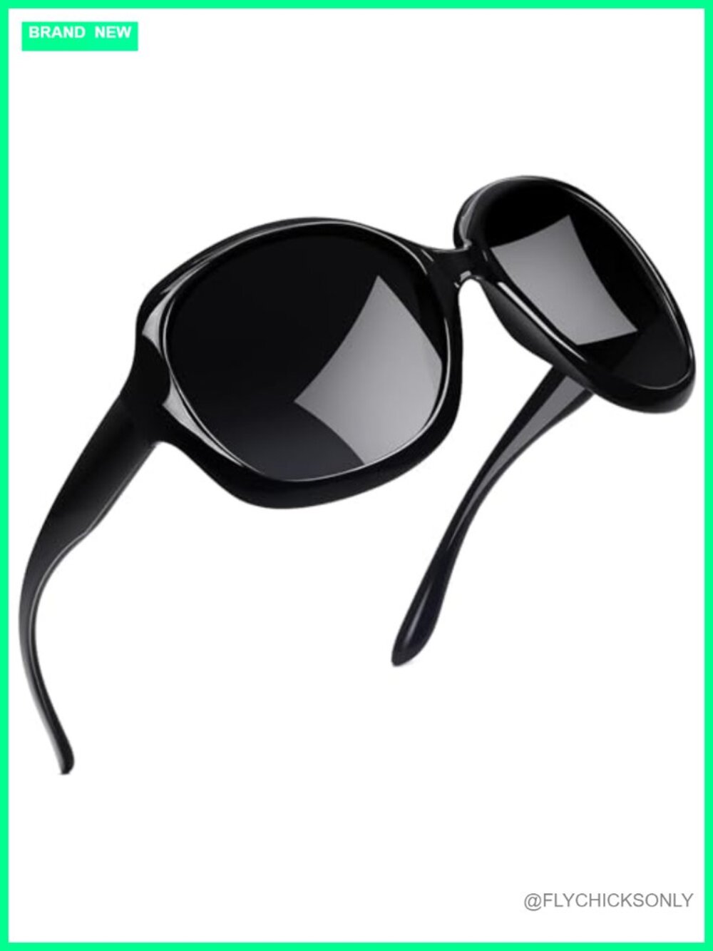Oversized Polarized Sunglasses UV400 Wrap Butterfly Shades